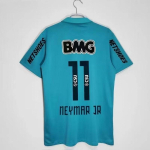 2012-13 Santos FC Koduv&auml;ljakuv&auml;line Kolmas S&auml;rk Neymar Jr 11 Retro Jalgpallis&auml;rk T&auml;iskasvanud L&uuml;hikeste Varrukatega XXL