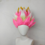 T&auml;iskasvanud Lapsed Son Goku Gui karneval Cosplay Anime Kost&uuml;&uuml;mid Halloweeni peod ja P&uuml;had Sealhulgas Saba Randme Parukas Sinine Kuldne Disain 170(160-170cm) pink