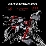 Baitcasting Reel 18+1BB Kiire karpkala p&uuml;&uuml;givahend vasak- ja parempoolne s&ouml;&ouml;daheite p&uuml;&uuml;girull right reel