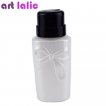 230 ml Bowknot Pump Dosaator Vedel Alkohol Press K&uuml;&uuml;nelakieemaldaja Pudeli Puhastus Meigit&ouml;&ouml;riistad