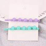 2tk/partii Korea moe naiste v&auml;rvilised p&auml;rlid juuksen&otilde;elad helmed juukseklambrid Barrette juukseaksessuaarid Style 6