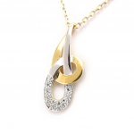 Altesse [K6321] &ndash; 2-tooniline Scarlett kullatud kaelakee kuld