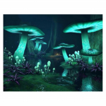 T&auml;ielik 5D isetehtud teemantmaal H&otilde;&otilde;guv seente teemanttikandid t&auml;ispistes ristpistes kodukaunistus k&auml;sitsi valmistatud kingitus 20x30cm