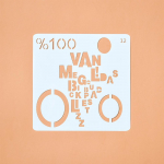 Joonistus-maali&scaron;abloonid &otilde;&otilde;nsa kujundusega PP-mallid korduvkasutatavad lastele, &otilde;pilastele, meisterdamiseks No.12