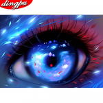 DINGPU 5D teemantmaaling Kevadmaastik t&auml;isring puur Teemanttikandid Maastiku kodukaunistus 20X30CM