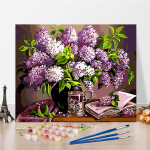 DIY maalimine numbrite j&auml;rgi K&auml;sit&ouml;&ouml; Digitaalne &otilde;limaal Numbrite maalimine Hobid Kodukaunistamine Kunst 40x50cm no frame