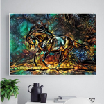 5D Teemantmaal Karikatuuripildid kividega Teemanttikandid Ristpistes Kristallmaal Full Round 20X30CM