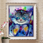 Teemantmaaling T&uuml;drukule Mosaiik Ristpistes Hunt Kodukaunistus Tikand Portree K&auml;sitsi valmistatud kingitus Full Round 20X30CM