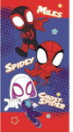 Spider-Man pol&uuml;ester vannir&auml;tik - Spidermani rannar&auml;tik 70x140 sinine
