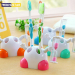 Loominguline hambaharjahoidja liivataimeriga 3-minutiline taimer Vannitoatarvikute komplekt Hambaharjahoidja hammas lapsele roheline