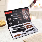 Roostevabast terasest k&ouml;&ouml;ginoad, komplekt T&ouml;&ouml;riistad sepistatud k&ouml;&ouml;ginoad k&auml;&auml;rid keraamiline koorija peakokk viilutaja koorimisnuga kinkekohver 1 set