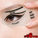 2/4/6 tk K&otilde;rgekvaliteediline populaarne ilumeigimaaling Eye Liner Card Smoky Eyeliner Cat Eyeliner Abistav ilumeigit&ouml;&ouml;riist 2pcs/1Pair
