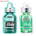 Rojukiss Akne/Pinduv/Punane seerum/Gluta/HYA/Omega/Perfect/Repair/Valge/Tsingi poorideta 5X intensiivmask 25 ml - Tai nahahooldus Acne 1 & Zinc 1
