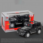 &Uuml;hildub 1:32 Wrangleri mudelauto, tsingisulamist tagasit&otilde;mmatav heli ja valgusega m&auml;nguauto lastele poisst&uuml;drukule 1:32-Size:15.5*7*7cm must