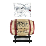 Les Tr&eacute;sors De Lily [A1238] &ndash; veiniautomaat  Tonneau  punane beež (P&auml;eva cuv&eacute;e) - 28x28x22 cm (5L) punane