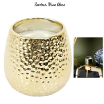 Les Tr&eacute;sors De Lily [A2309] - keraamiline l&otilde;hnak&uuml;&uuml;nal  Jungle  - 9x8 cm (valge muskus) kuld