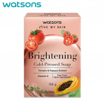 Watsons Love My Skin s&auml;ra andev k&uuml;lmpressitud seep, tomati- ja papaiaekstrakt, E-vitamiin, karmide koostisosadeta 135 g. x 1/3 tk 135 g.