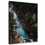 Feeby l&otilde;uenditr&uuml;kk, J&otilde;gi metsas 40x60 sinine