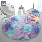 Armas Rainbow Plush vaip, &uuml;mmargune t&uuml;drukute toale Armas pehme karvase juuksevaip magamistoale lastetoale M&auml;ngumatt Roomamismatt Libisemiskindel Diameter 100cm