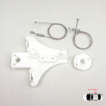 EWR262 aknat&otilde;stuki remondikomplekt Tagumine parem uks 3B5839462A VW Passat B5 jaoks