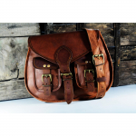 P&auml;ris nahast kott Naiste vintage Messenger Crossbody rahakott Vintage kitsenahast 13x3x10 pruun