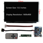 13.3 Inch 1600*900 Screen Display LCD Monitor Control Driver Board HDMI-Compatible For Computer Secondary Screen Raspberry Pi