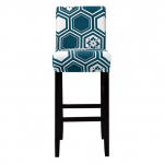 Prinditud baaritooli kate, veniv V&auml;ikese suurusega kaasaegne tr&uuml;kitud istme tool, pestavad eemaldatavad katted peoks kodu hotelli baaris 1PC