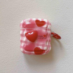 Ins Red Love 3D Heart Cartoon Couple Juhtmeta Bluetoothi ​​laadimiskarp Apple Airpod 3 Pro 2 2nd 1 Armas k&otilde;rvaklappide &uuml;mbrise kate For Airpods Pro 2nd