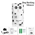 Ultraheli koera haukumise t&otilde;kestaja L&otilde;peta haukumine Anti Bark seade Koeratreening K&auml;itumise abivahendid EL/USA/AU/UK pistik High Quality-AU PLug valge