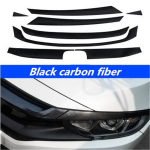 Carbon Fiber Look esikapoti iluv&otilde;re kaitseraua trimmi kleebiste komplektid Honda Civicule