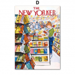 Balerina Library Lion The New Yorkeri ajakiri Seinakunst L&otilde;uendimaal Plakatid ja Prindid Seinapildid elutoa sisekujunduseks Ilma raamita 21*30cm