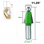 Kuum uus ruuter Bit Milling Usaldusv&auml;&auml;rne puidut&ouml;&ouml;tlemine 1 arvuti 11.25&deg;