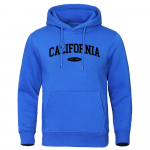 California l&auml;&auml;neranniku isiksuslik kiri Meeste kapuutsikad Mood Street Streetwear Personaalsed Hip Hop Hoodie Pullover Fliisist kapuuts S