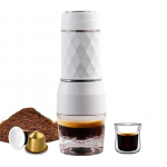 Cafelffe Tripresso kaasaskantav kohvimasin Espressomasin K&auml;sipressi kapsel jahvatatud kohvipruulija Kaasaskantav reisimiseks ja