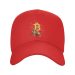 Bitcoin Bull pesapallim&uuml;ts Unisex naiste hingav BTC kr&uuml;ptovaluuta isam&uuml;ts T&auml;navar&otilde;ivad Snapback M&uuml;tsid Truckeri m&uuml;tsid Adjustable Cap