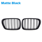 Rimiv neeruv&otilde;re eesmine p&otilde;rkeraua kahe liistuga must rest sobib BMW 5. seeria E39 M5 1997- 2003 autotarvikute vahetus Car Grille Matte black