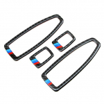 Autoukse akna l&uuml;liti raami kate, s&uuml;sinikkiust vormimiskleebiste komplekt BMW F20 F30 F34 F36 F48 1 3 4 seeria jaoks A