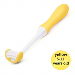 3D laste hambahari Kolmepoolne U-kujuline pakend 360 kraadi ilma ummikuteta P&otilde;hjalik hooldav hambahari YSL kollane