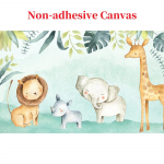 Fototapeet 3D koomiks armas elevant laste magamistoa taust seinamaaling keskkonnas&otilde;bralik taimkiust seinamaaling seinapaber Kodukaunistus 300cm (W) x 200cm (H)