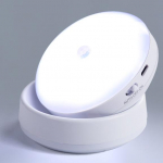 Led-liikumisanduriga &ouml;&ouml;valgus USB &uuml;mmargune laadimislamp Magamistoa Koridori Kodu Vannituppa Battery cold white light