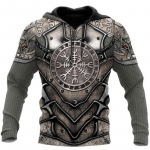 Mood Retro Meeste Pusad Viking Hundi ja Draakoni t&auml;toveering 3D Tr&uuml;kitud Meeste Kampsun Unisex Vintage pikkade varrukatega 6xl