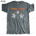 Korol I Shut T-s&auml;rk Meeste l&uuml;hikeste varrukatega 100% puuvillane T-s&auml;rk Vaba aeg Kloun Russian Horror Punk King and Jester Tee Graafiline T-s&auml;rk child height 110cm