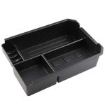 for Toyota RAV4 RAV 4 2013 -2015 ABS Car Armrest Storage Box Center Arm Rest Glove Box Tray Case Organizer black