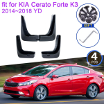 KIA Cerato Forte K3 jaoks 2014 2015 2016 2017 2018 YD poriklapi pritsmekaitsed klapi porikaitsed poritiiba esiosa tagarattaga autole black