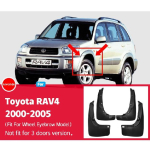 Auto poritiibade porilapid Toyota RAV4 2000-2005 XA20 2001 2002 2003 2004 pritsmekaitsed porilapid ees taga without eyebrow gray