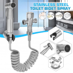 K&auml;eshoitav bideesegisti pihusti bidee komplekt roostevabast terasest pihustusp&uuml;stolid WC-sprei vannitoa isepuhastuv du&scaron;ipea tualett