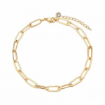 Loominguline ovaalne kirjaklambriga k&auml;ev&otilde;ru pikenduskett, reguleeritav k&auml;ev&otilde;ru, kivid Inkrusteeritud lihtsad k&auml;ev&otilde;ru moeaksessuaarid h&otilde;be