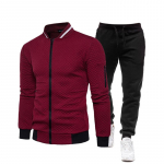 S&uuml;gistalvine spordidress Meeste &uuml;hev&auml;rviline kapuutsiga kampsun 2-osalised komplektid Meeste komplektid &Uuml;likond Meeste Fliisist Sport-Hoodie Dressip&uuml;ksid Kaheosalised komplektid S punane