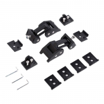 Lukud auto mootori kapoti riivi riivi tarvikud Jeep Wrangler TJ auto v&auml;listarvikutele must