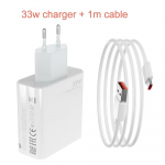 33w kiire laadimisega turbolaadija Xiaomi jaoks 11 12 13 allikas 6A USB C kaabel POCO X5 X3 Pro F3 M3 Redmi Note 9 10 11 12 11s telefoni jaoks eu charger and 1m